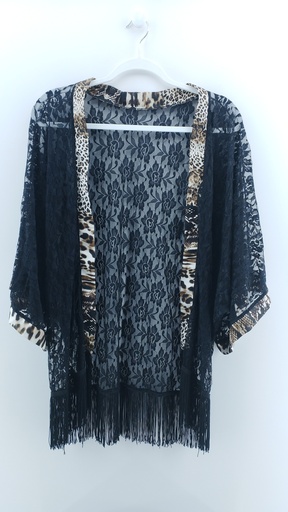[P02925-03] KIMONO NEGRO AZUL T:XL