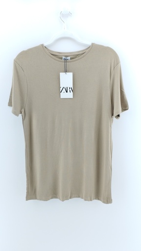 [P02956-03] REMERA BEIGE ZARA T:L