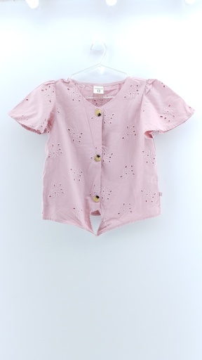 [P02983-22] CAMISA ROSA PASTEL CONIGLIO T:8