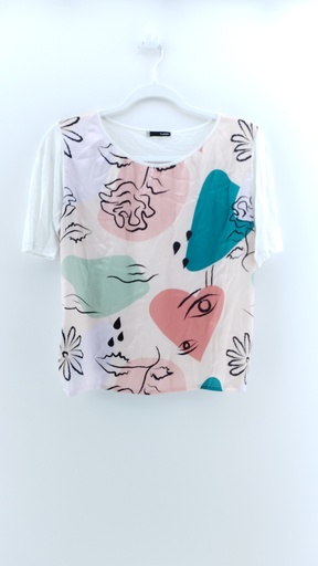 [P03075-15] REMERA MULTICOLOR TUCCI T:M