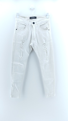 [P03149-01] JEANS BLANCO GUERRA T:38