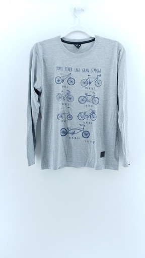 [P03149-05] REMERA GRIS SOFT´S T:M