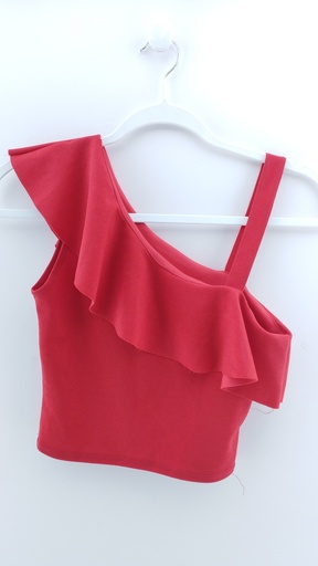 [P03183-13] BLUSA ROJO TERRY02 T:M