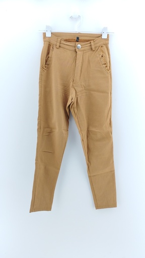 [P03242-04] PANTALÓN BEIGE MOSTAZA T:L