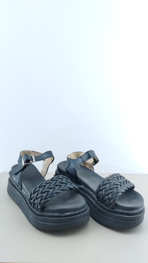 [P03339-03] SANDALIAS NEGRO ITAL-CORD T:37