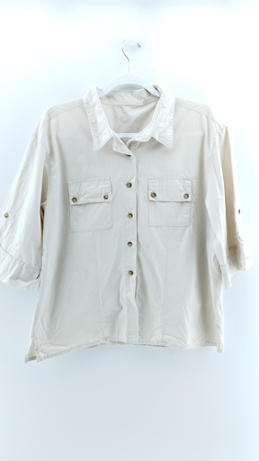 [P03272-01] CAMISA BLANCO CRUDO T:5