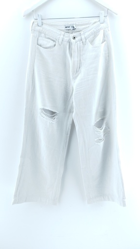 [P03335-25] JEANS BLANCO MINE T:38