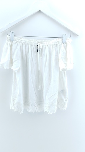 [P03335-28] BLUSA BLANCO H&M T:32
