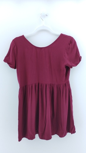 [P03350-03] VESTIDO BORDÓ SYBILLA T:L