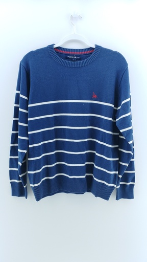 [P03330-08] SWEATER AZUL UNIVERSITY CLUB T:L