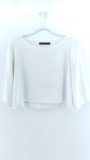 [P03370-01] BLUSA BLANCO ZARA T:M