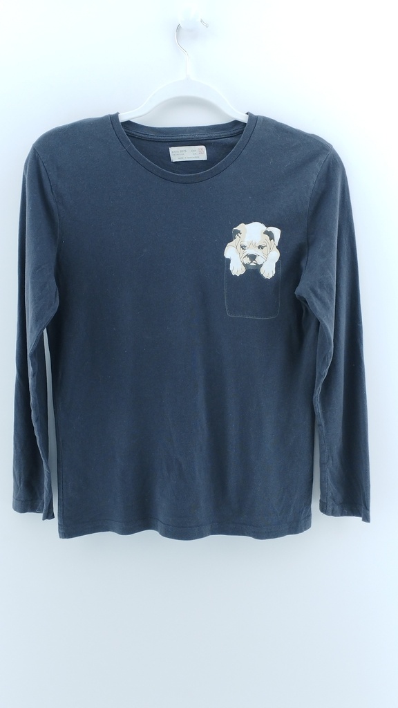 REMERA NEGRA ZARA KIDS T:12