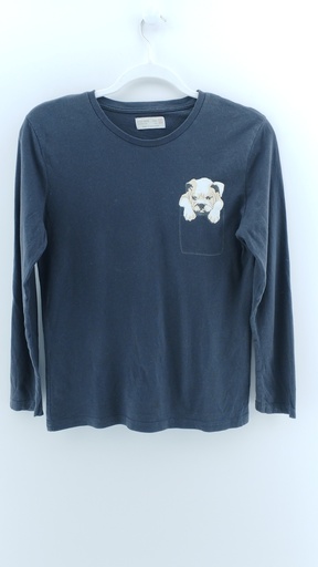 [P03478-30] REMERA NEGRA ZARA KIDS T:12