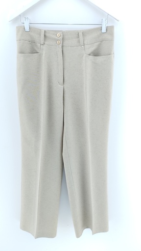 [P03572-07] PANTALÓN BEIGE T:M