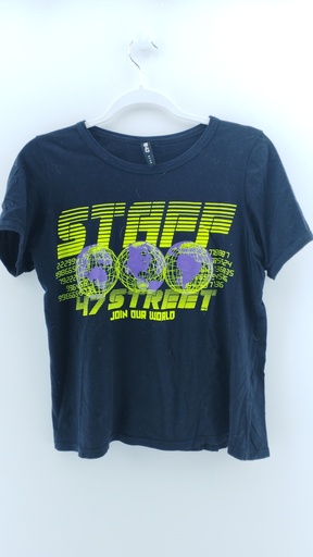 [P03579-07] REMERA NEGRO 47 STREET T:2