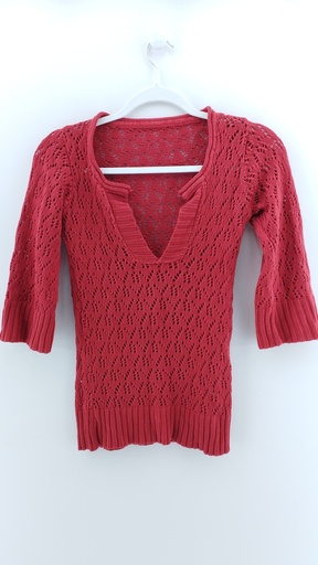 [P03584-05] SWEATER ROJO T:M