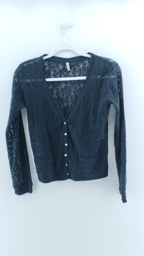 [P03584-13] CARDIGAN NEGRO VER T:S