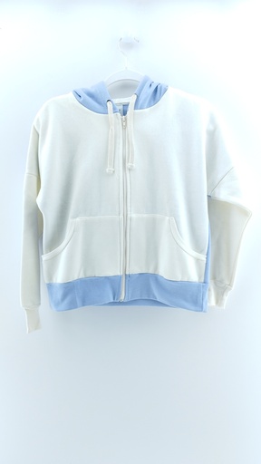 [P03584-16] CAMPERA CELESTE BLANCO PASTEL T:S