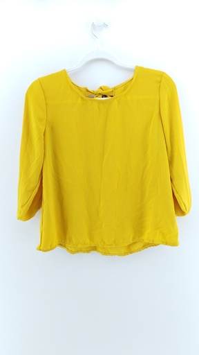 [P03592-02] BLUSA AMARILLO T:L