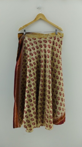 [P04706-3] Falda larga estilo étnico/bohemio