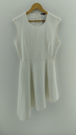 [P04724-5] Vestido blanco EVA LONGORIA T:L