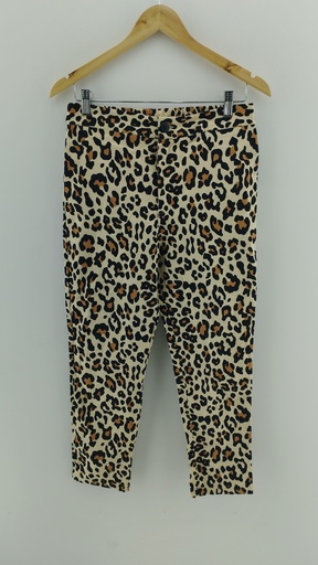 [P04731-2] Pantalón de vestir animal-print T:L