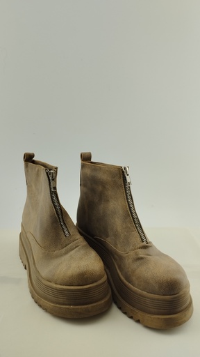[P04734-5] Botas marrones cierre dorado T:37