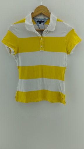[P04738-3] Chomba amarilla y blanca TOMMY T:M