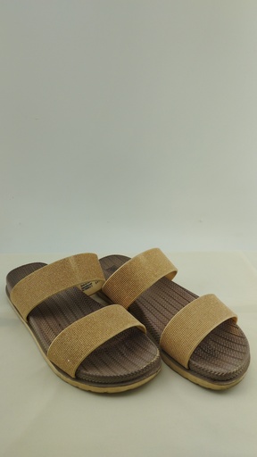 [P04743-4] Sandalia doble tira dorada CELLINA T:38