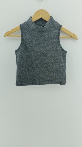 [P04764-4] Top negro brillos 47 STREET T:3