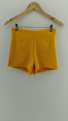 [P04768-4] Short amarillo tiro alto T:M