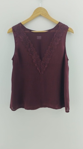 [P04773-8] Blusa bordo MASSIMO DUTTI T:M