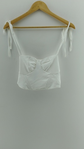 [P04808-9] Top blanco ASOS "jaded rose" T:42