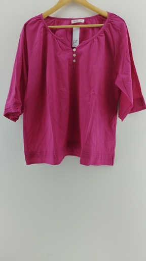 [P04853-4] Blusa rosada detalle botón SPX T:46