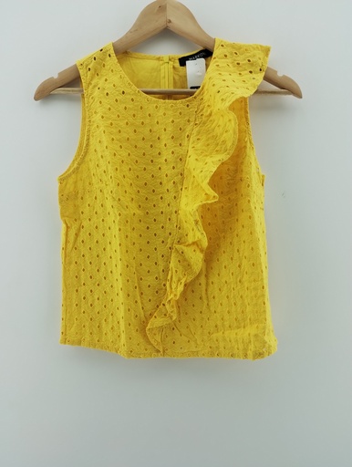 [P04857-9] Blusa amarilla calada MARKOVA T:38