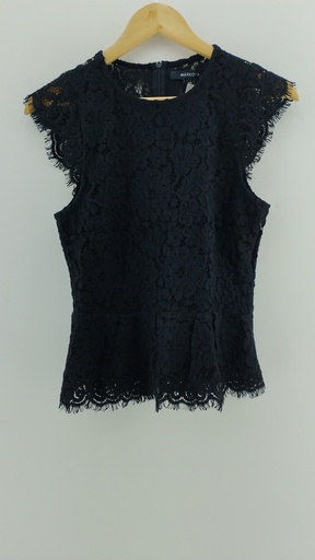 [P04870-7] Blusa negra encaje MARKOVA T:42
