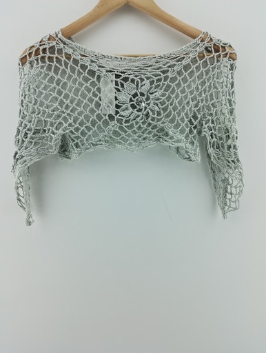 [P04887-8] Chalina de hilo tejida gris ROSH T:U